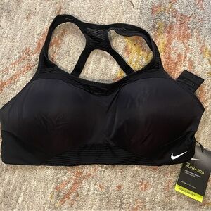 Nike Women's Black Alpha Bra